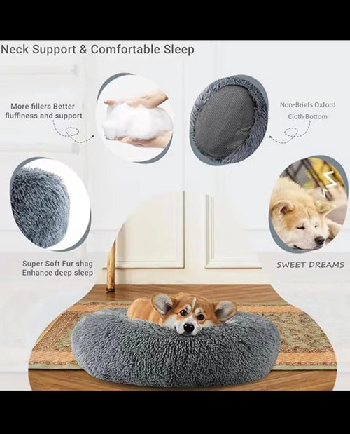Cama redonda para mascotas