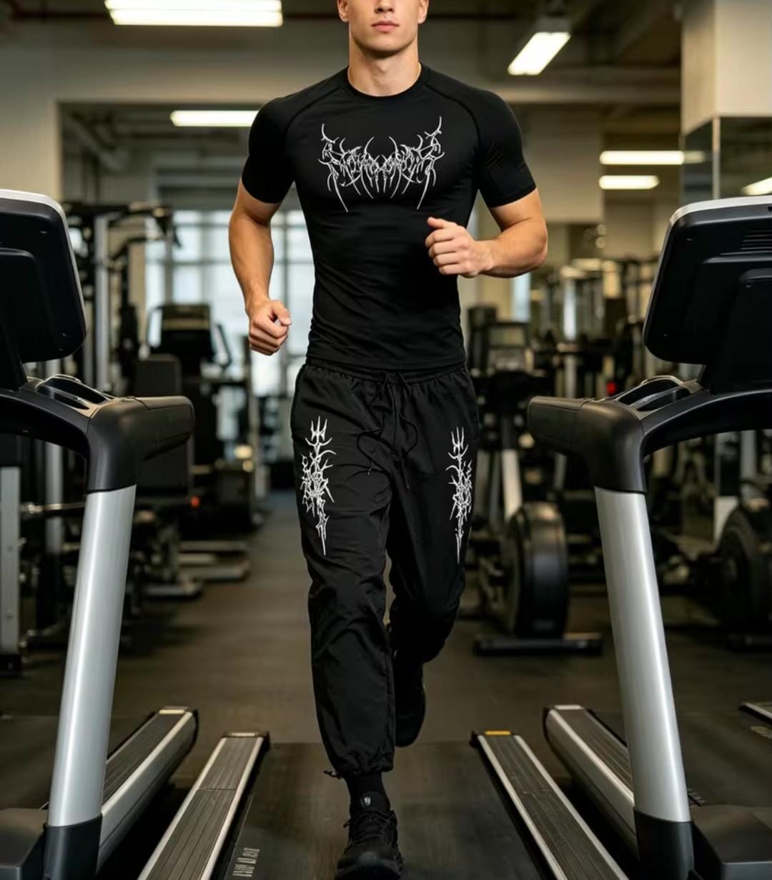 Ropa deportiva Pantalón + Camiseta Compresora en oferta para GYM
