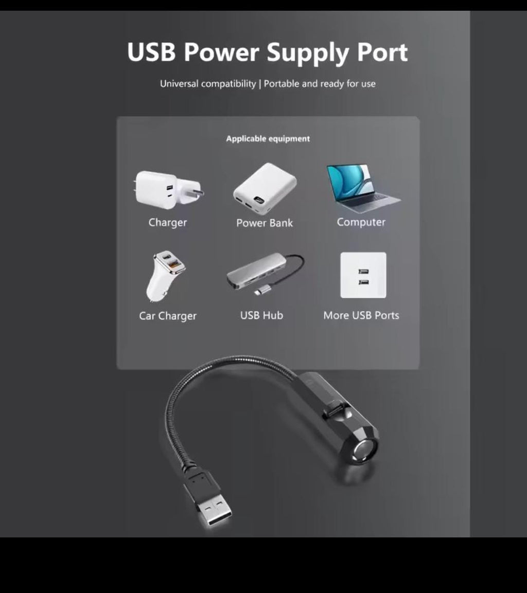Proyector Led USB, de Lámpara Nocturna Ajustable con Diseños de Ballena, Mariposa , Medusa , Estrella...