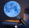 Lámpara Lunar, LED , Azul.