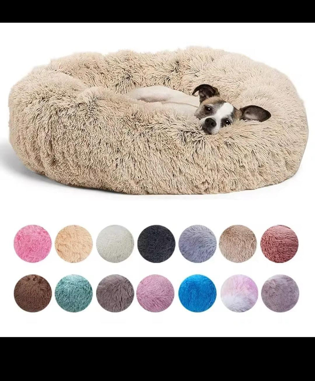 Cama redonda para mascotas