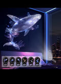 Proyector Led USB, de Lámpara Nocturna Ajustable con Diseños de Ballena, Mariposa , Medusa , Estrella...