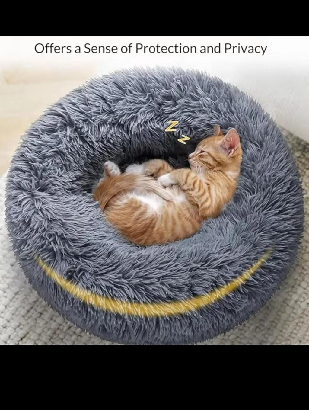 Cama redonda para mascotas